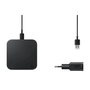 Samsung EP-P1300TBEGEU зарядно за мобилни устройства Слушалки, Смартфон Черен Безжично зареждане Бързо зареждане На закрито