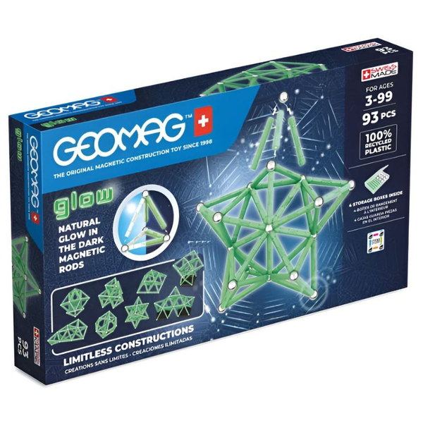 Geomag Glow 93 darabos sötétben világító készlet