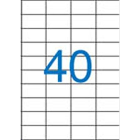 Victoria 52.5x29.7 mm univerzális etikett, 4000 darab (LCV11378) (LCV11378)