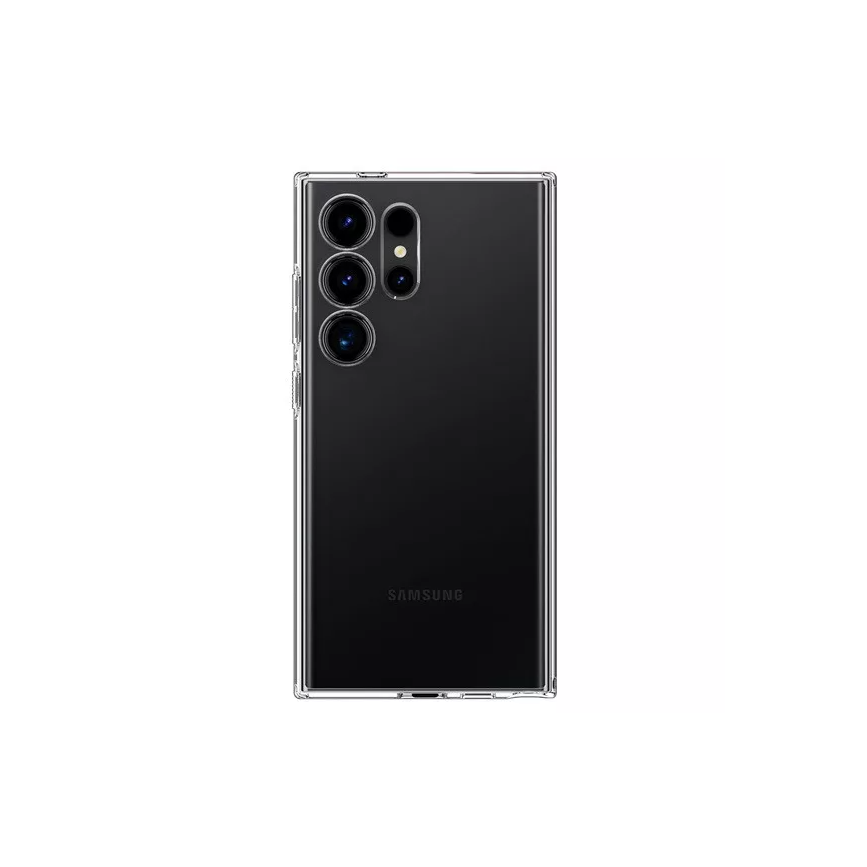 Spigen Liquid Crystal Samsung Galaxy S24 Ultra Hátlapvédő Tok - Átlátszó (ACS07283)