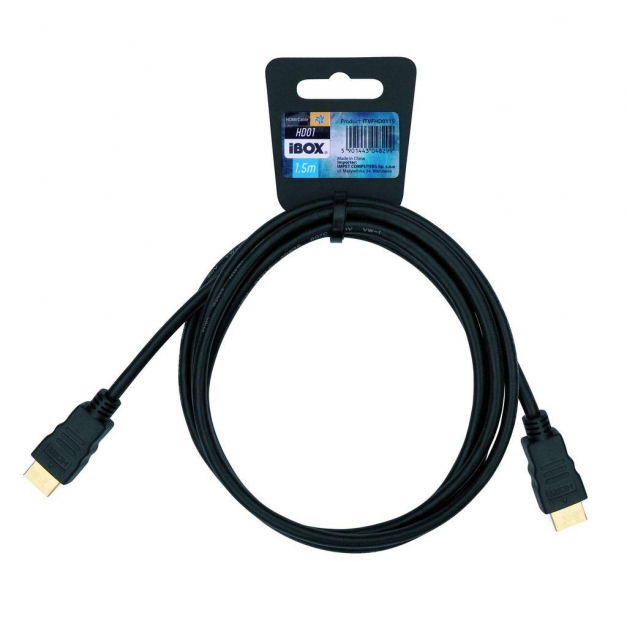 I-BOX HDMI v1.4 kábel 1,5m - Fekete (ITVFHD0115)