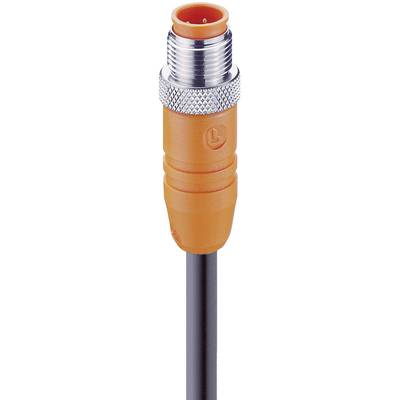 Lumberg Automation 12093-1 Érzékelő-/működtető összekötő, konfekcionált M12 Dugó, egyenes Pólusszám: 3 1 db (12093-1)