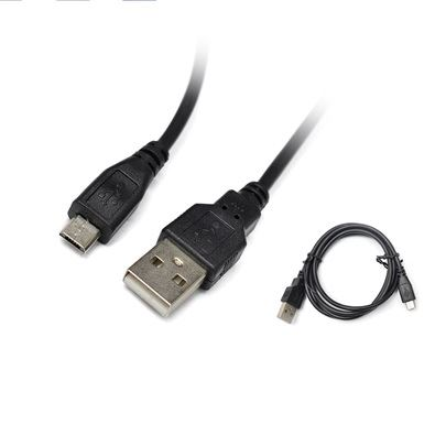 IRIS USB-A - MicroUSB kábel 15cm fekete (CX-102) (CX-102)