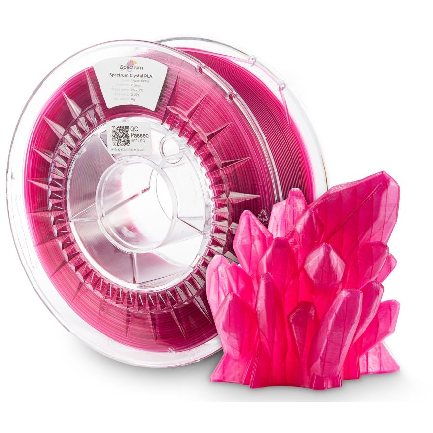 Spectrum PLA Crystal 1,75 mm, Frozen Berry, 1 kg (80886)