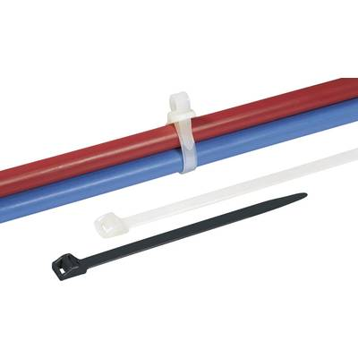 HellermannTyton 111-70110 RLT150-N66-BK-L1 Kábelkötöző 770 mm 8.90 mm Fekete Nyitható, Hőstabilizált 50 db (111-70110)
