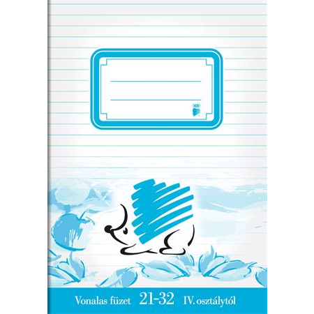 ICO Süni A5 vonalas füzett 4. osztály (7500050003)