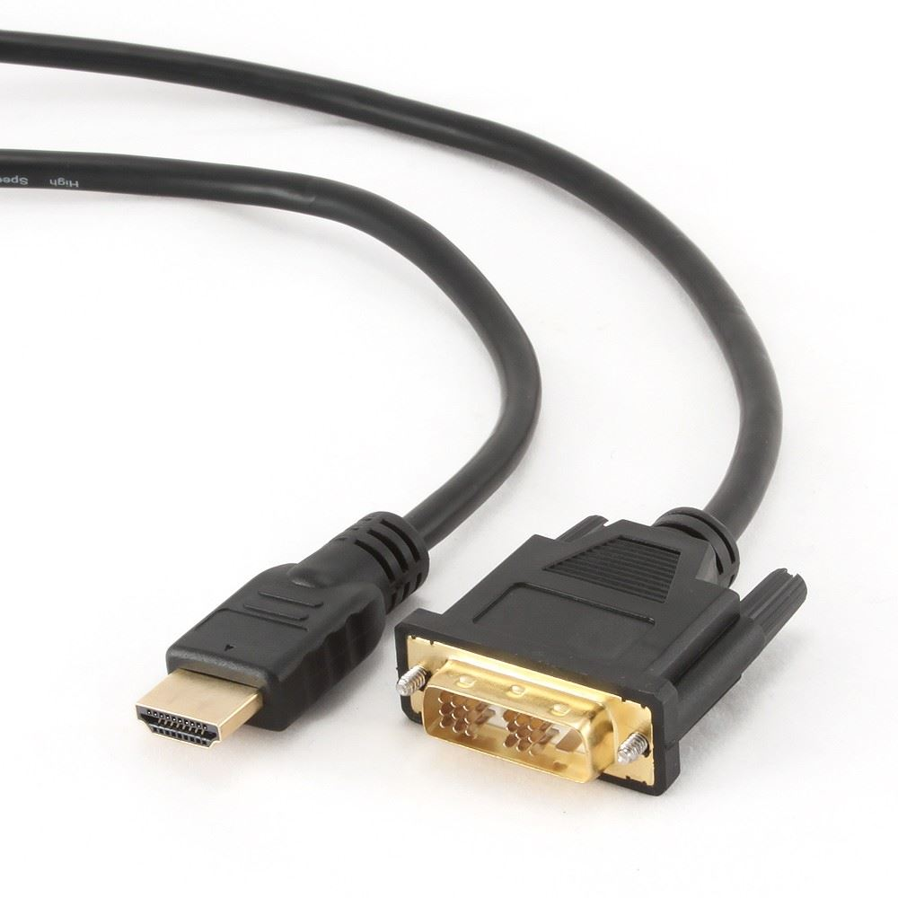Gembird Cablexpert HDMI--> DVI-D kábel 0.5m (CC-HDMI-DVI-0.5M) (CC-HDMI-DVI-0.5M)