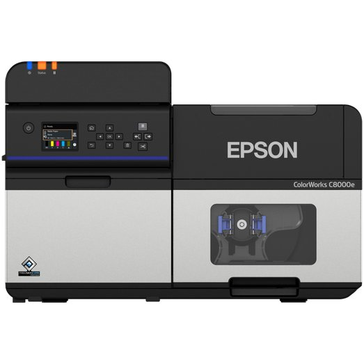 Epson ColorWorks C8000e (MK) imprimante pentru etichete Cu jet de cerneală Culoare 600 x 1200 DPI 300 mm/sec Prin cablu & Wireless Ethernet LAN