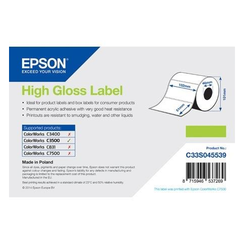 Epson címke (C33S045539) (C33S045539)