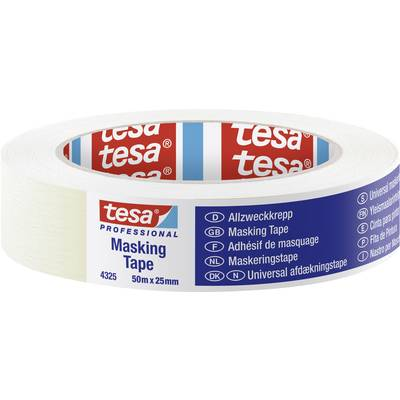 Tesa STANDARD (04325-00001-01) Krepp szalag ® Professional Bézs (H x Sz) 50 m x 25 mm 1 db (04325-00001-01)