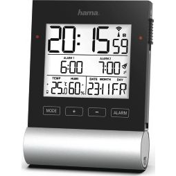Hama Black Line S Digitális ébresztőóra Fekete (001864160000)