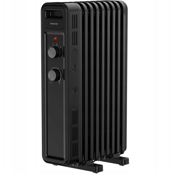 Olajradiátor Sencor 2000 W, fekete