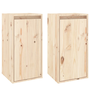 Комплект стенни шкафове vidaXL, 2 бр, 30x30x60 см, бор масив, 9.55 Kg