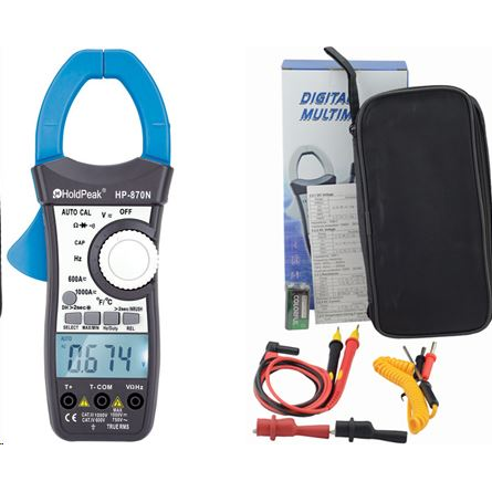 HOLDPEAK 870N Digitális lakatfogó multiméter (110644) (110644)