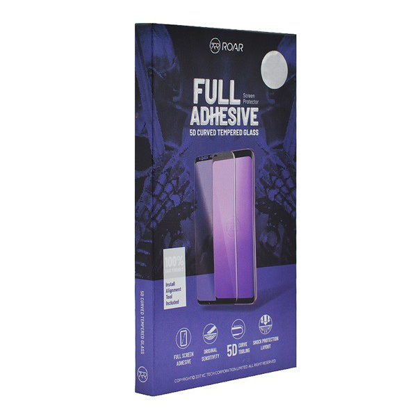 Folie protectie telefon, Roar, Sticla, Pentru Samsung Galaxy S10 Lite, 5d, Full Glue, 0.3 mm, 9 h, Negru