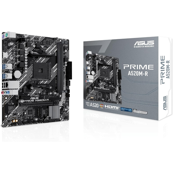 ASUS PRIME A520M-R AMD A520 AM4 foglalat Micro ATX