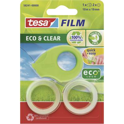 tesafilm® Mini adagoló ecoLogo®, világoszöld 58241 TESA, tartalom: 1 csomag (58241-00)