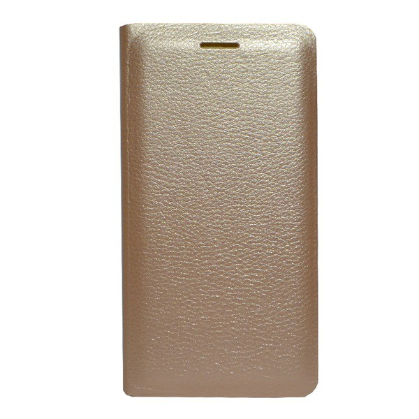 Tok álló, bőr hatású (FLIP, oldalra nyíló) ARANY [Apple iPhone XS 5.8] (5996457730773)