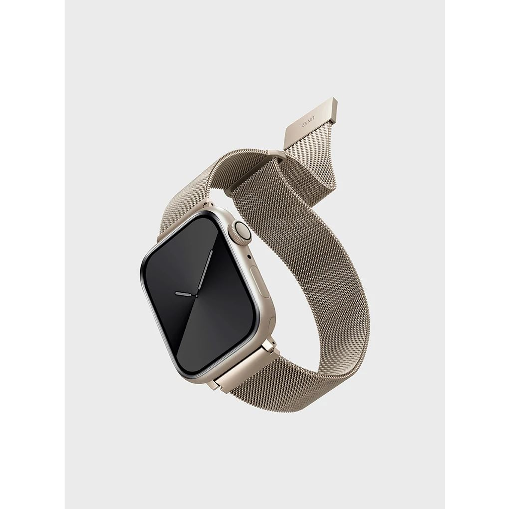 Uniq Dante Apple Watch 40/41/38mm fém szíj csillagfény színű (62840) (uniq62840)
