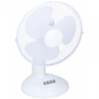 Настолен вентилатор Midea FT40-21M, 40 W, 40 см диаметър, 3 скорости, Въздушен поток: 30 ³м/мин, Механичен, Осцилационен, Бял