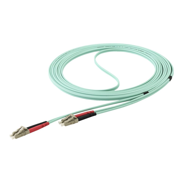 StarTech.com 450FBLCLC5 cabluri din fibră optică 5 m LC OM4 Vernil