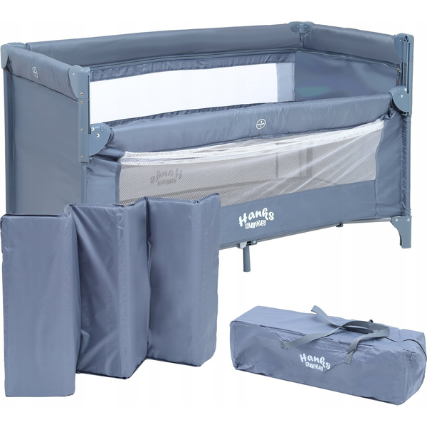 ŁÓŻECZKO TURYSTYCZNE 2 levels GREY HANKSKIDS