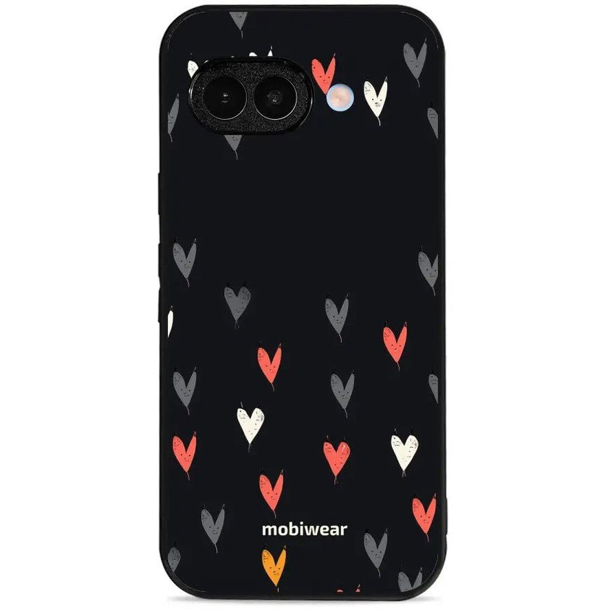 Mobiwear Glossy Glossy for Google Pixel 9A - Hearts (5907861285728)