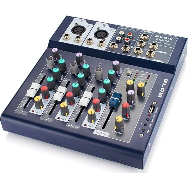 33-201# Audio Stúdió Keverő prmx 4 Fúvó 4 Csatorna bt