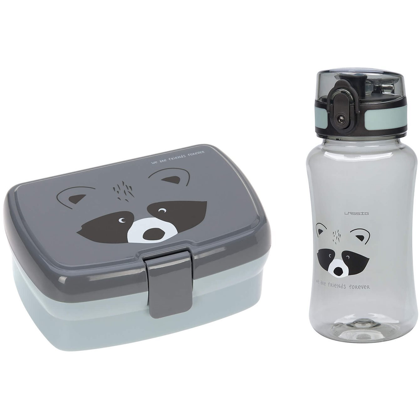 Lässig Lunch Set About Friends racoon (4042183415949)