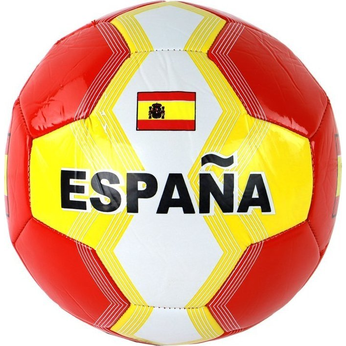 Lean Toys Futballlabda Spanyolország Zászló, 24 cm, 5-Ös Méret (13177)