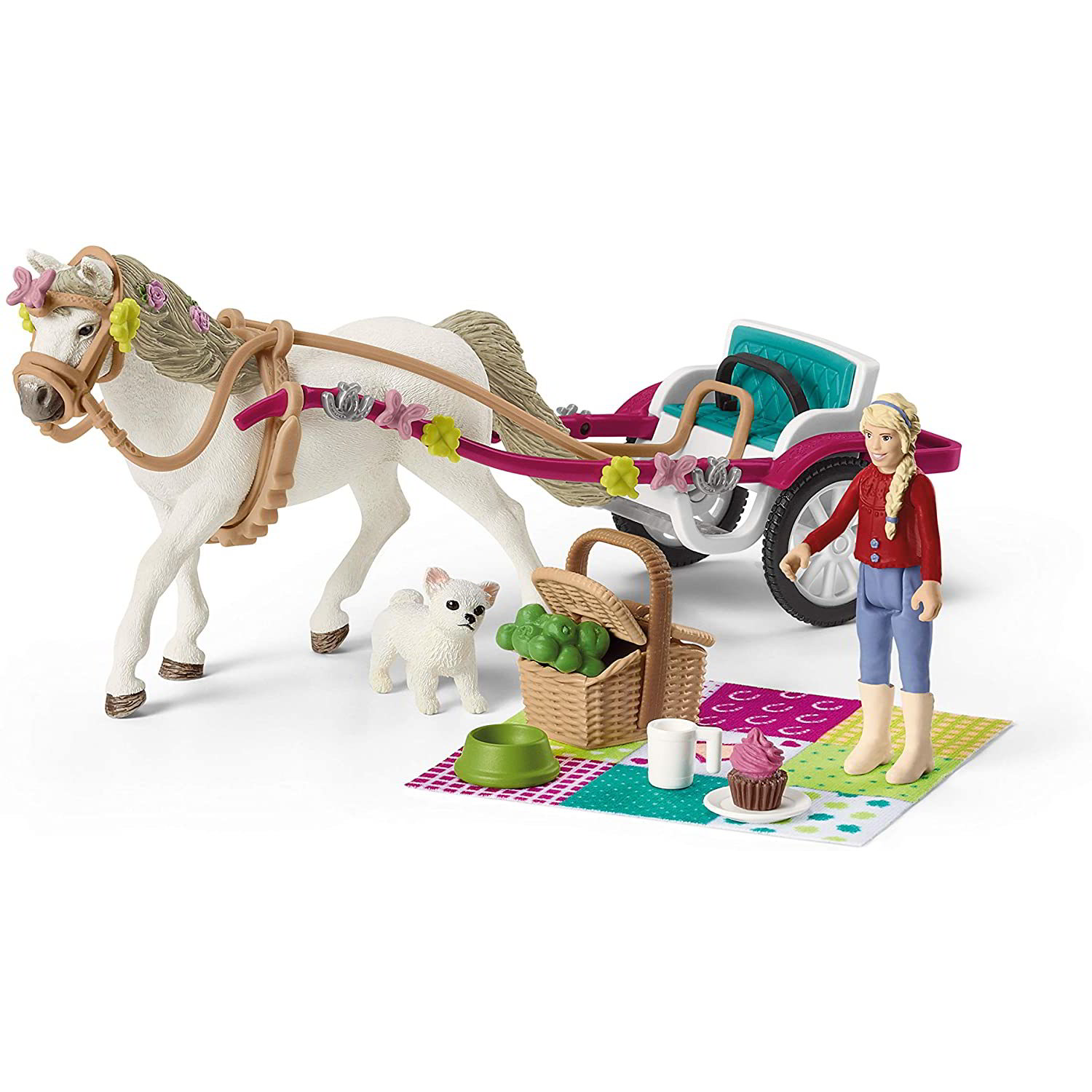 schleich HORSE CLUB Small carriage for the big horse show (42467)