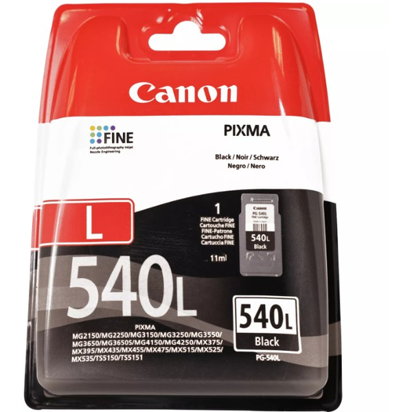 Canon PG-540L blækpatron 1 stk Original Standard udbytte Sort