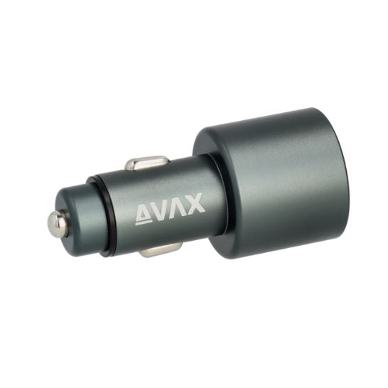 AVAX CC665B CARLY+ USB-A + USB-C (PD3.0) 83W autós töltő fekete (CC665B)
