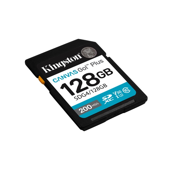 Kingston Technology Canvas Go! Plus 128 GB SDXC UHS-I Клас 10