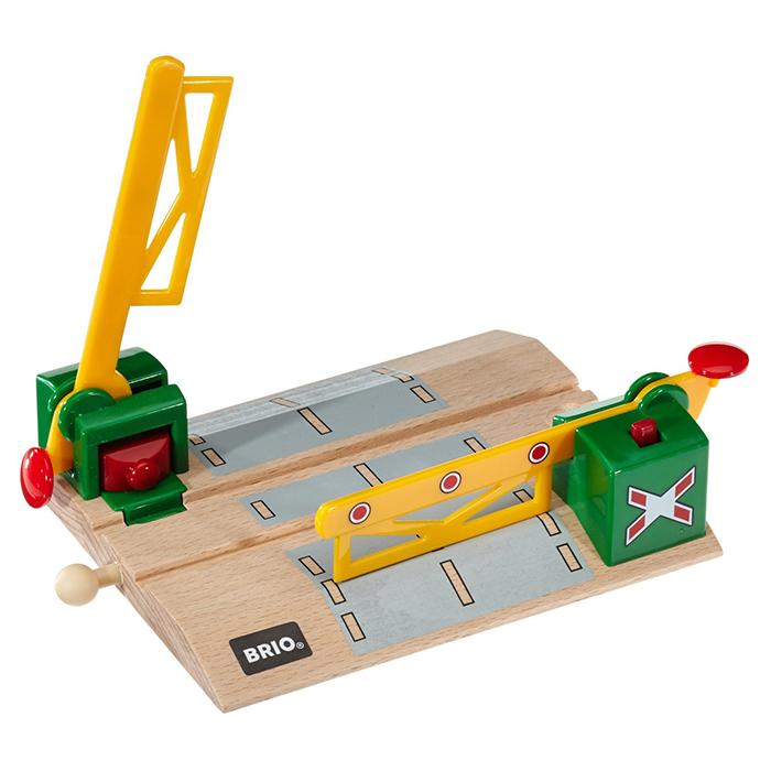 BRIO Mágneses Vasúti kereszteződés fa modell (33750)
