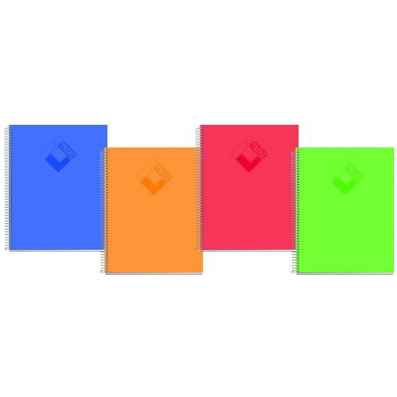 Miquelrius Tranz 100 lapos A5 vonalas vegyes színű spirálfüzet (ár/db) (A15238021)