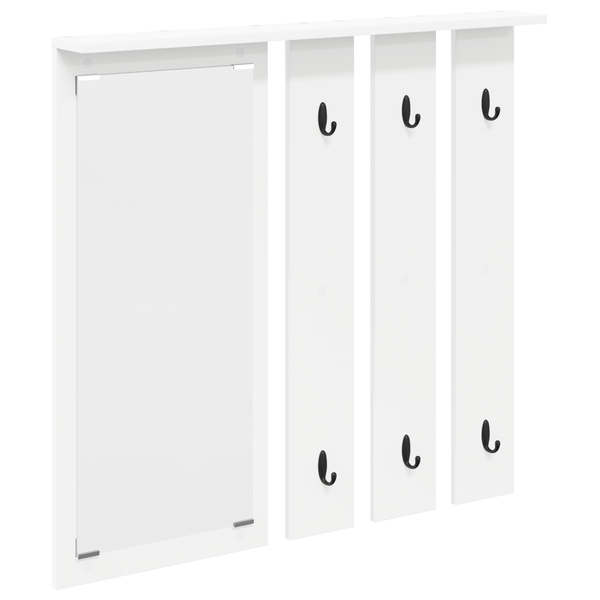 Răcător de paltoane montat pe perete Alb 84 x 10 x 80 cm