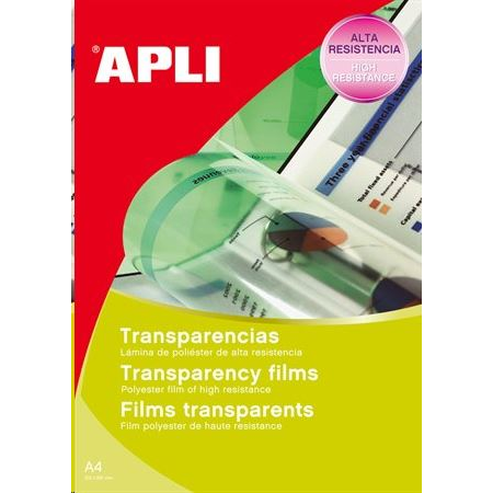 APLI fólia, írásvetítőhöz, A4, kézzel írható (FOIA1080)