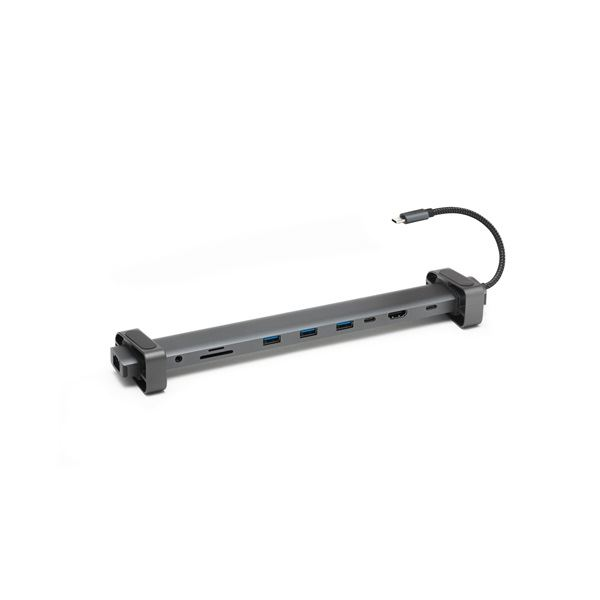 Bluestork HUB-OFFICE-PRO USB-C Hub szürke
