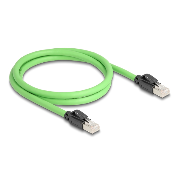 Sieťový kábel RJ45 Cat.6A samec na samec SF/UTP 1m Delock 80889