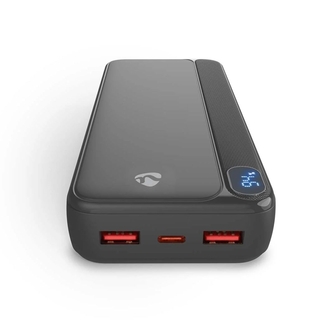 Външна батерия Nedis 1.5/1.67/2.0/2.22/3.0A 20 000 mAh — PBKPD20W225BK, черна