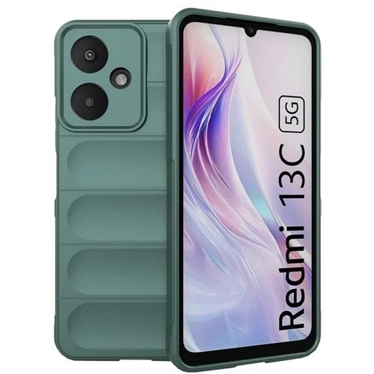 Gigapack Xiaomi Redmi 13C 5G szilikon tok sötétzöld (GP-160985) (GP-160985)