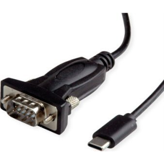 Value USB C kábel VGA 9 pólusú dugó, USB-C® dugó 1.80 m Fekete 12.99.1162 (12.99.1162)