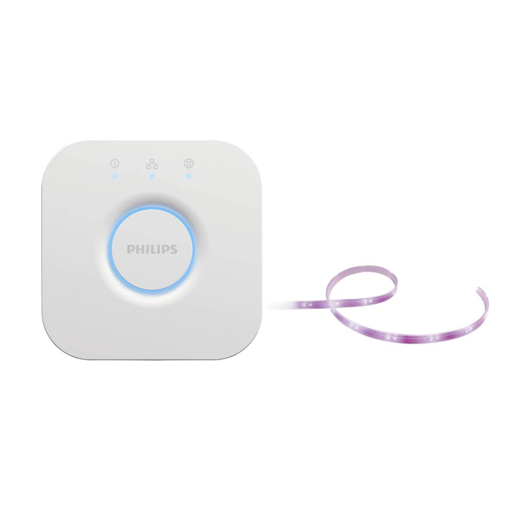 Philips Hue Lightstrip Plus LED szalag 2m + Hue Bridge (4064161310664) (4064161310664)