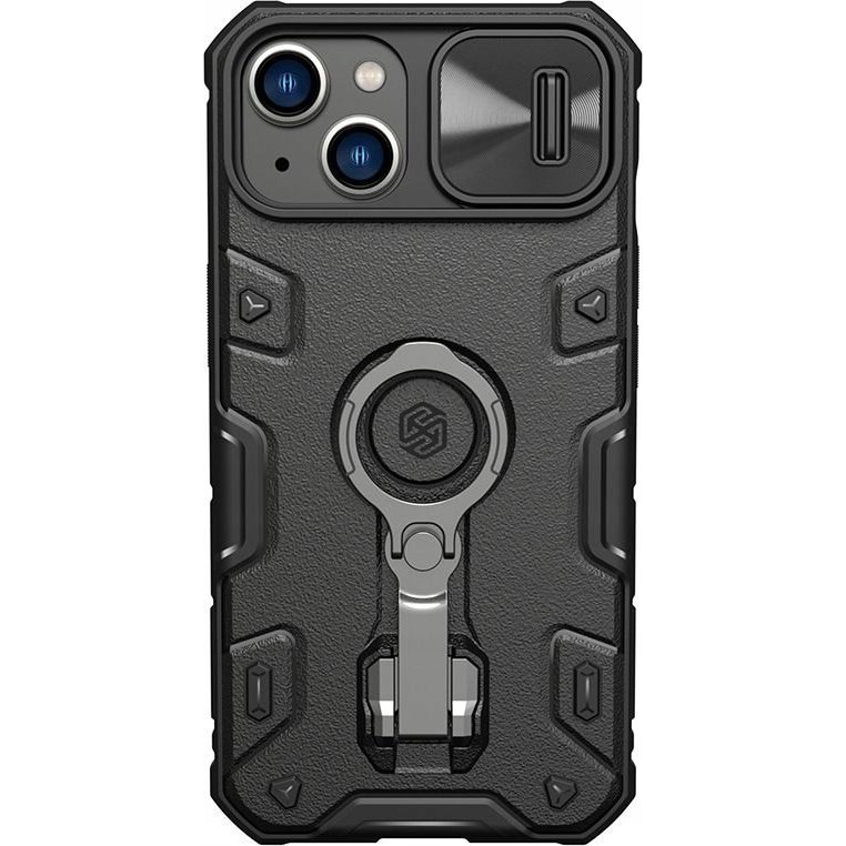 Nillkin CamShield Armor Pro Apple iPhone 14 Plus MagSafe műanyag hátlap tok, fekete (NLK818)