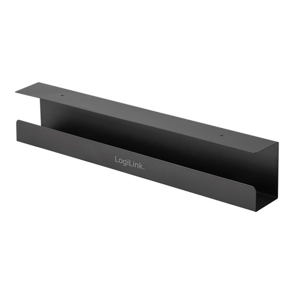 Logilink Under-Desk Cable Tray Organizer, black (KAB0070)