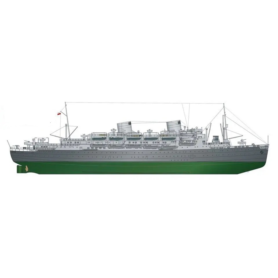 Mirage Hobby M/S Batory hajó műanyag makett (1:500) (MMH-500801)