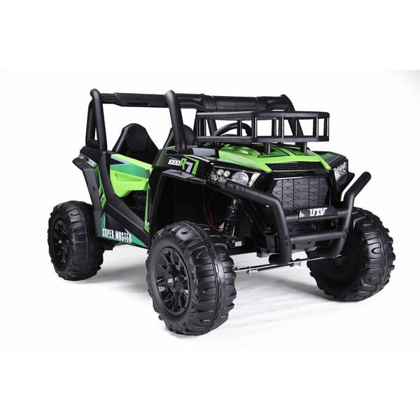 UTV 24V, 2 x 200 W, EVA kerekek, kétszemélyes - zöld