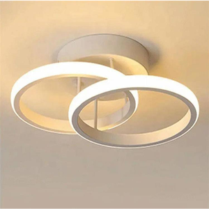 Lampa sufitowa Aptel LAMPA Sufitowa LED 2 taśmy led 20W biała ZD110A
