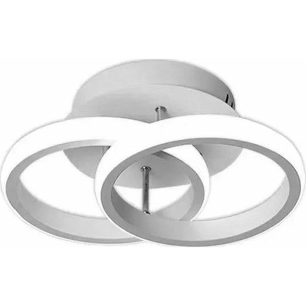 Lampa sufitowa Aptel LAMPA Sufitowa LED 2 taśmy led 20W biała ZD110A